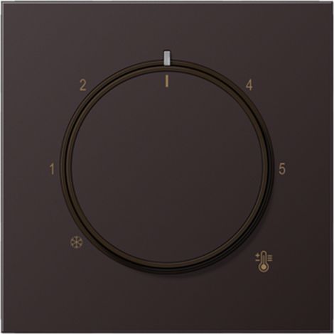 Jung Tapa para termostato, aluminio lacado, serie LS, dark AL 1749 D