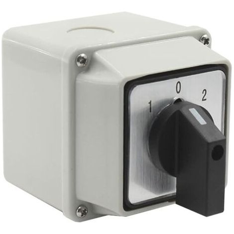BUNTHAUS LW26 20/2 Universal-Quellenwechselrichter mit Montagekasten 380 V, 20 A Universal-Drehnockenwähler (1/4)