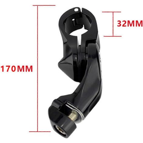 Adaptateurs de repose-pieds chromés de type mâle pour motos, fixations mâles, protège-moteur, colliers de serrage pour Harley Softail Cafe Racer (1/5)