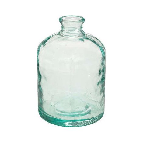 Vase en verre recyclé Imet transparent – D 12 x H 20 cm. (1/4)