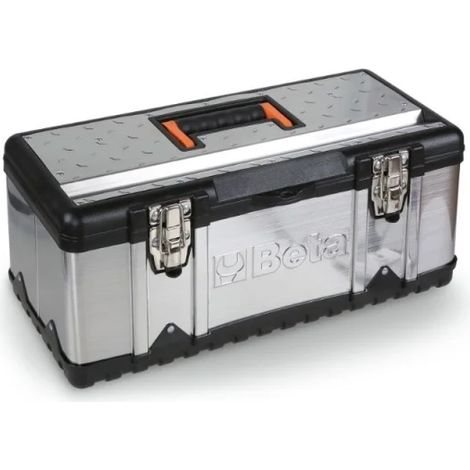 Beta 2117PL-VU/3 Boîte à outils en acier inoxydable avec assortiment de 74 pièces. (1/3)