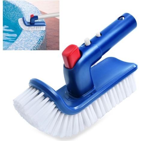 Poolbürste für Stufen und Ecken, Reinigungskopf für Poolboden und Spa.