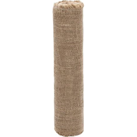 Rouleau de jute 0,5x15 m 100 % jute 200 g/m² CFW339007 (1/5)