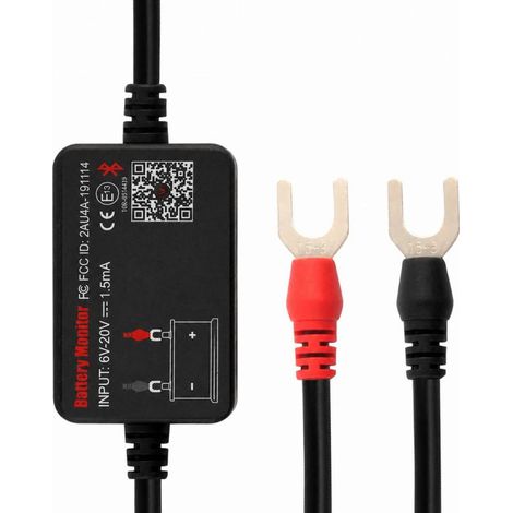 BM2 BLE Autobatteriemonitor, 12V Batterietester mit Bluetooth-Batterieerkennung, Batterielasttester für Motorräder/Boote/Autos/LKWs (1/5)