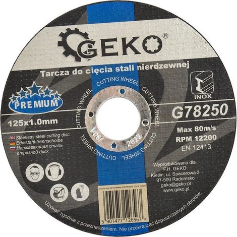 Geko Premium Edelstahl-Trennscheibe 125x1.0 (10/25/50/400) (1/3)