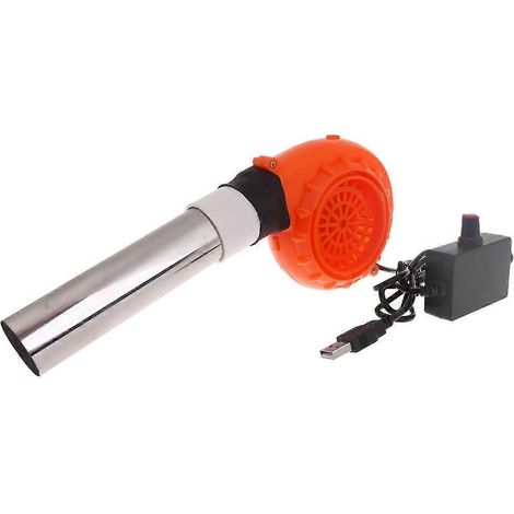 Souffleur d'air léger réglable, ventilateur USB 5V 2A à vitesse variable, outil de nettoyage portable pour poussière, faible bruit, refroidissement électronique. (1/4)