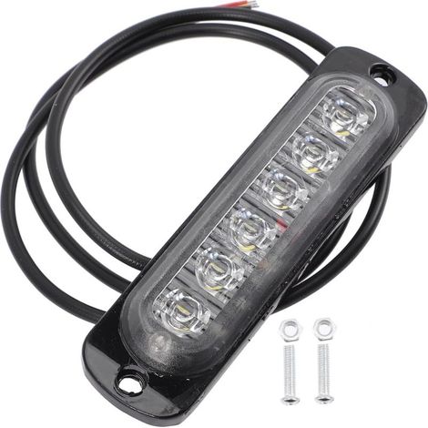Feux Stroboscopiques Automatiques 6 LED Ultra Fins pour Véhicules (1/5)