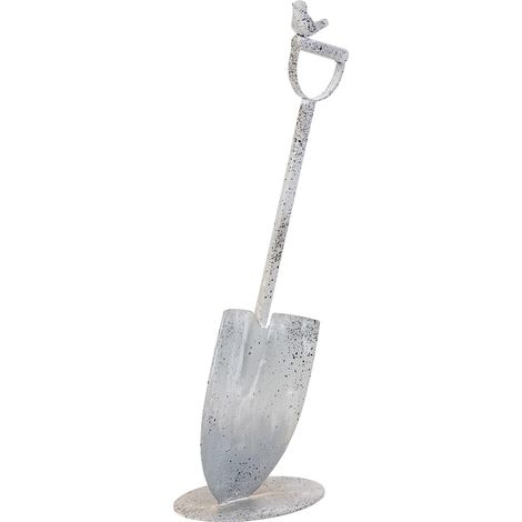 Pala de metal de decoración para jardín 23x12x55 cm (1/5)
