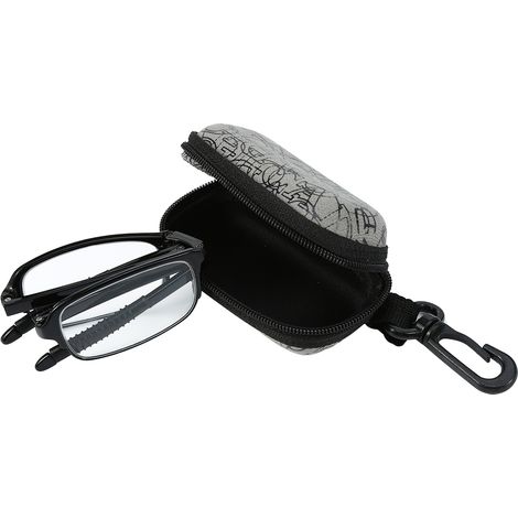 Lunettes de lecture pliantes légères pour presbytes, réduction de la fatigue (Noir 1.0) (1/5)