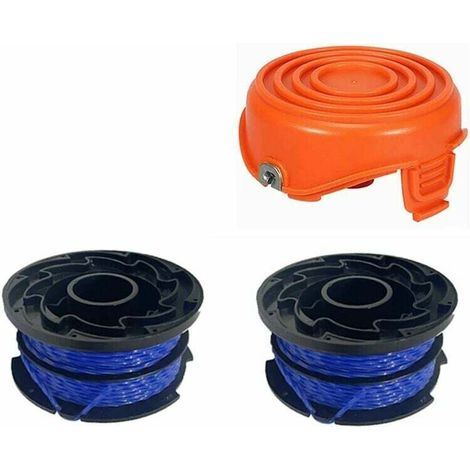 Bobine, fil et capuchon pour débroussailleuses Black & Decker GL650, GL660, GL670, GL315, GL655 et GL656 (1/4)