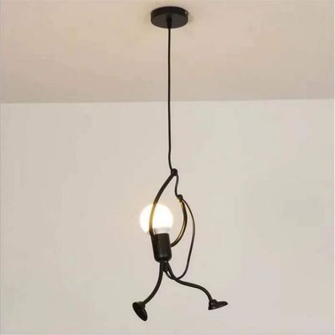 Suspension - Abat-jour Métal - E27 - Pour Salle À Manger Cuisine Loft - 25 x 40 cm - 1 Pièce (1/4)