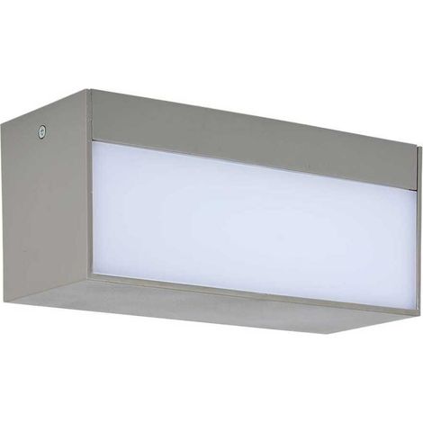 V-TAC Lampada LED da Muro 12W Doppio Fascio Grigio Bianco Caldo IP65