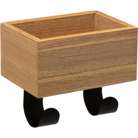 Kleiderhaken 2 köpfe leer tasche holz - 5five