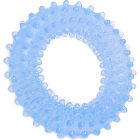 Renfort Digital avec Picots Stimulants, Élastique Haute Performance pour Rééducation et Travail, Conforme Ergonomie - Bleu (1/5)