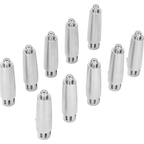10 pièces Connecteur RCA Femelle vers XLR Femelle en Métal pour Équipement Audio Vidéo et Studio (1/5)