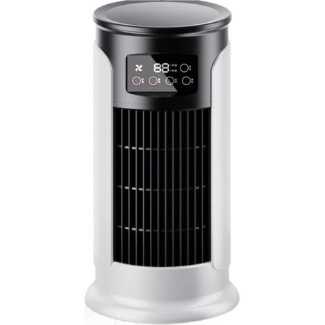 Ventilateur Brumisateur Portable, 6 Modes de Vitesse, Humidificateur d'Air, Silencieux et Compact