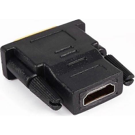 Adaptateur convertisseur de câble informatique DVI 24+1 mâle vers femelle, adapté aux téléviseurs LCD numériques haute définition. (1/5)