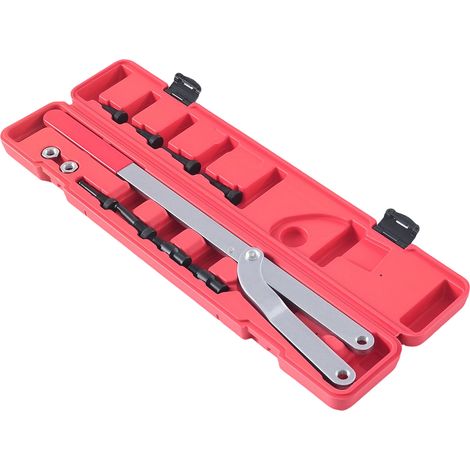Adjustable Camshaft Pulley Holder Wrench 1.5-8.7" Fan Clutch Tool Carbon Steel (1/5)