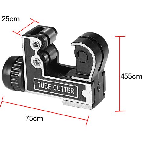Mini taglia tubi portatile, 3-28 mm, regolabile per tubi in rame, alluminio e plastica. Utensili da taglio. (1/5)