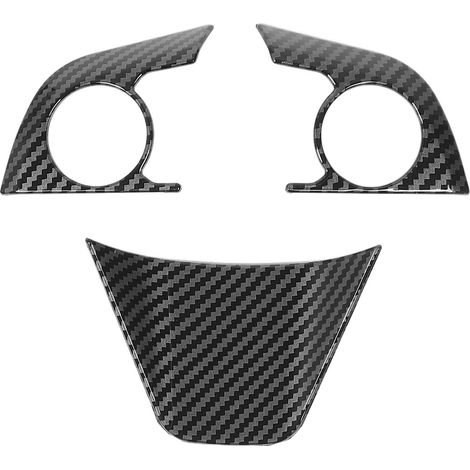 Dekorative Aufkleber in Carbonfaser-Optik, Lenkradverkleidung, 3-teilig, für Camry XV70 2018-2024 (1/5)