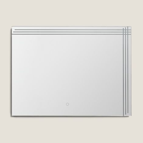 Specchio da Bagno con Luce LED 60x80 cm Dinklage  6000K Bianco Freddo