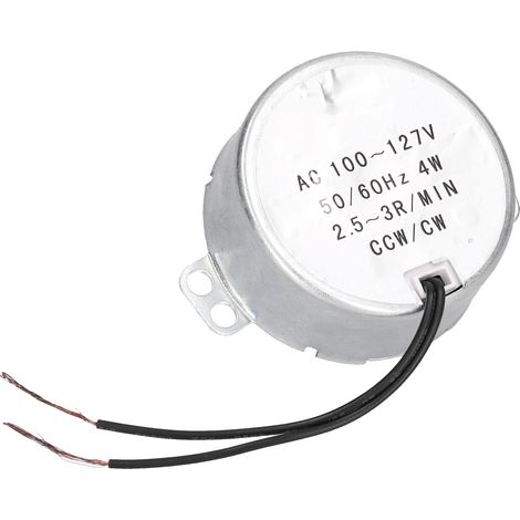 TYC Synchronous Motor 2.5‑3R/MIN 50/60Hz CW/CCW Micro Turnable 4W AC Motor 110‑127V