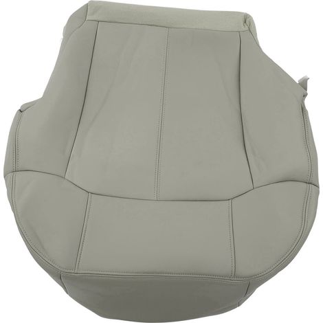 GARRYFIZH Housse de siège inférieur de conducteur avant, protection de siège de voiture en cuir PU de remplacement pour Chevy Suburban 19992002 gris