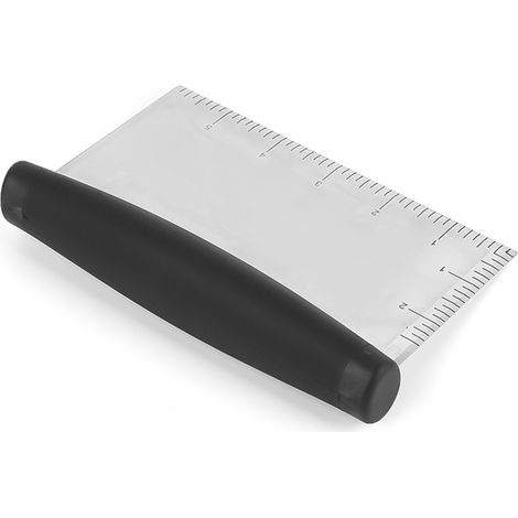 Racloir de table multifonction en acier inoxydable, coupe-pâte à pizza et à pain. (1/5)