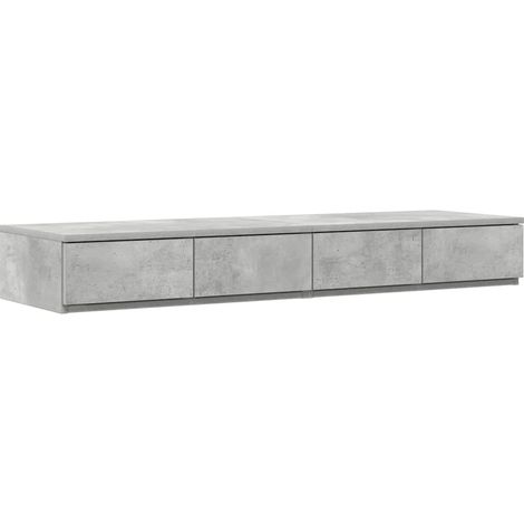 Maison Exclusive - Cassetti per letto Grigio cemento 120 x 36,5 x 16,5 cm