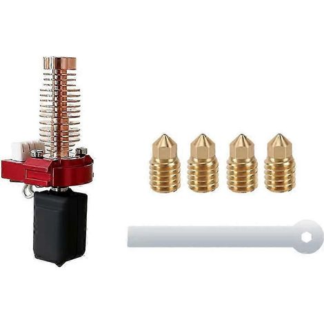 Buse en laiton 0,4 mm pour Flashforge Adventurer 5m : résistance à l'usure accrue, chauffe plus rapidement. (1/5)