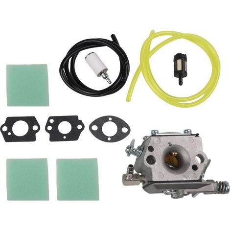 Kit de carburateur pour Tecumseh 640347 640347A TMO49XA TC200 TC300 haute performance pour assemblage de carburateur avec siège d'aiguille et joint de cuvette pour artisan pour tondeuse à gazon (1/5)