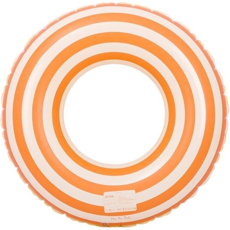 Bouée gonflable à rayures rétro, renforcée, pour adultes, pour une utilisation en piscine et à la plage en été, un article pour les loisirs de plein air.-AquaForge (1/5)