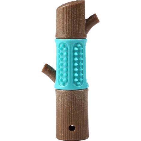 Jouet pour animaux de compagnie chien molaire bâton résistant à l'usure et aux morsures jouet de nettoyage des dents chien à mâcher jouet interactif éducatif(bleu) (1/5)