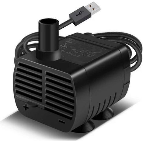 Pompe à eau USB silencieuse sans balais pour distributeur d'eau pour animaux. fontaine. aquarium. submersible (1/5)