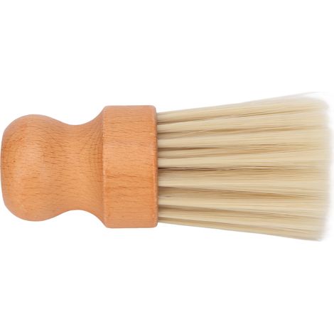 Brosse de Nettoyage pour Rasoir en Poils de Sanglier - Accessoire Barbier pour Salon et Maison (1/5)