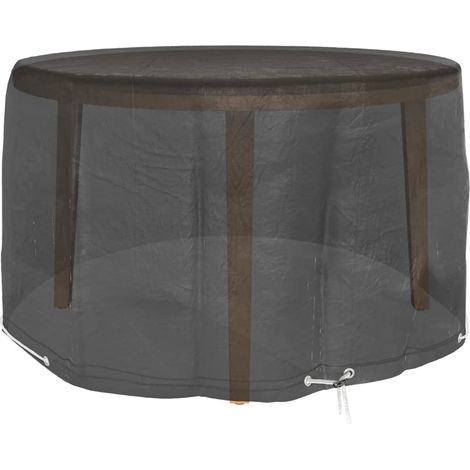 vidaXL Garden Furniture Cover 6 Eyelets Ø125x75 cm Round