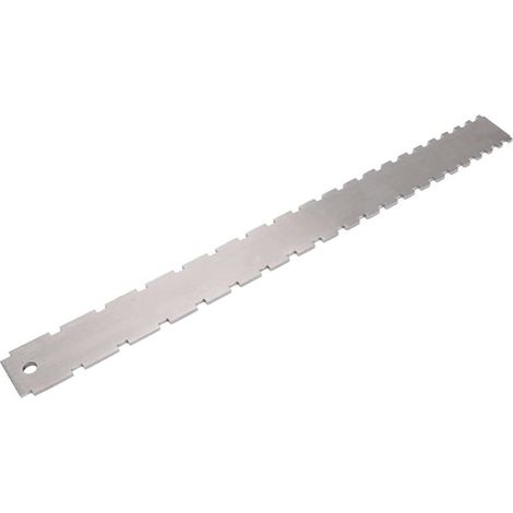 Règle droite crantée pour manche de guitare, règle pour mesurer les frettes (1/5)