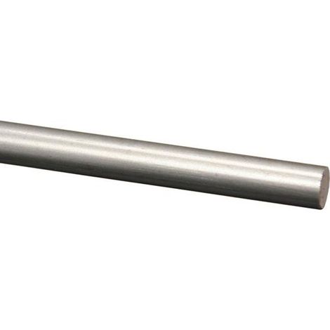 1 tige ronde en acier Ø 20 mm non rectifiée, longueur 1200 mm, acier inoxydable V2A