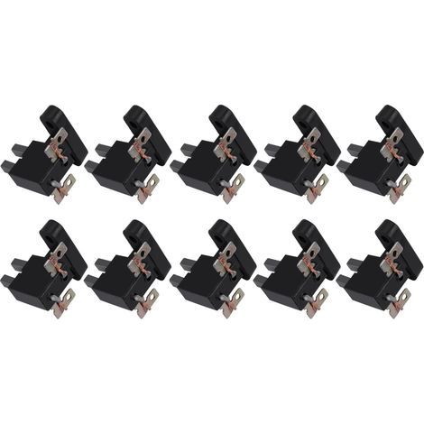 SJLERST Balais de Charbon, Brosse à Charbon Universelle 10 PCS pour générateur GX390 4KW 5KW 7KW (1/5)