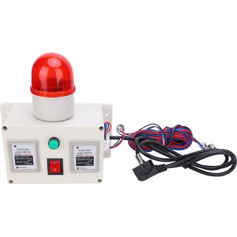 Capteur d'alarme de niveau d'eau 2 en 1, surveillance du réservoir 90dB, manque complet de liquide (1/5)