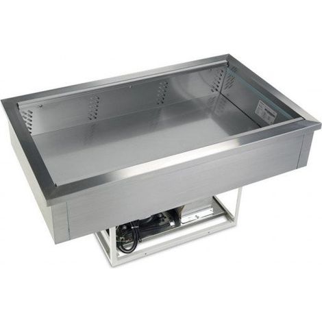 Cuve inox de refroidissement ventilée 3 x GN 1/1, 122 W, 220 V - MONO (1/3)