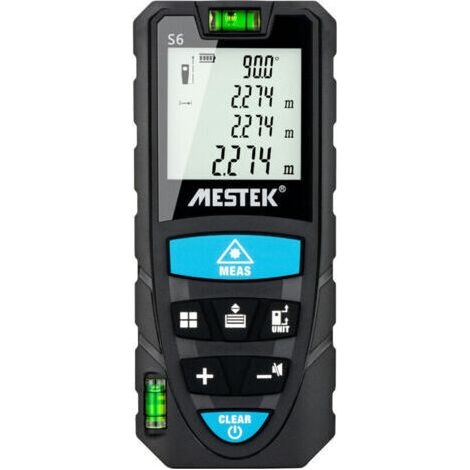 Télémètre Laser 50m, Niveaux à Bulle Mètre Laser Numérique ±2mm avec Rétroéclairage LCD & Affichage 4 Lignes, IP54 Distance Surface Volume Mesure,1155029.5（mm）,Piles non incluses