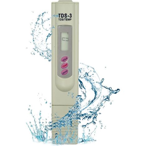 Appareil de mesure numérique TDS pour la qualité de l'eau, le pH et la mesure PPM, avec une plage de 0 à 9999. (1/5)