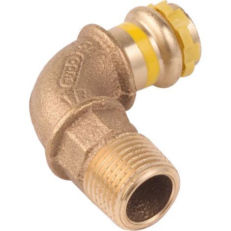 VSH SudoPress Raccordo a gomito gas in rame 90° i/a 15xR1/2" Tipo SPG4001GV, 6673447