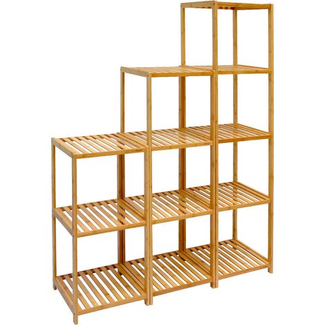 Estantería de madera de bambú 5 anaqueles EPR-YU-118