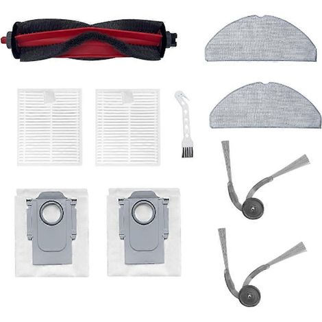 10 pour Roborock Q7 TF/Q7 TF+ Sweeper Robot Accessoires Roller Side Brosse HEPA Filtre Serpillière Sac à poussière (1/5)