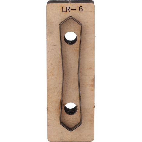 Matrice de découpe en métal et cuir, bricolage, estampage, poinçonnage, moule de découpe, en acier allié, accessoires d'artisanat d'art LR 6 (1/5)