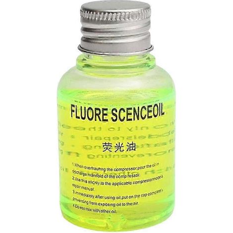 1 flacon de 60 ml de réactif fluorescent universel de détection de fuites d'huile à colorant UV (1/5)