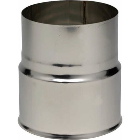 Joncoux – Réduction conique inox pour conduits femelle/mâle – Diamètre 139/125 mm – Compatible appareils type B – Gaz, fioul, bois (1/3)