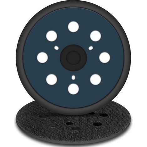 Plateau Ponçage 125mm 3 Trous pour Ponceuse Excentrique 2PCS (1/5)